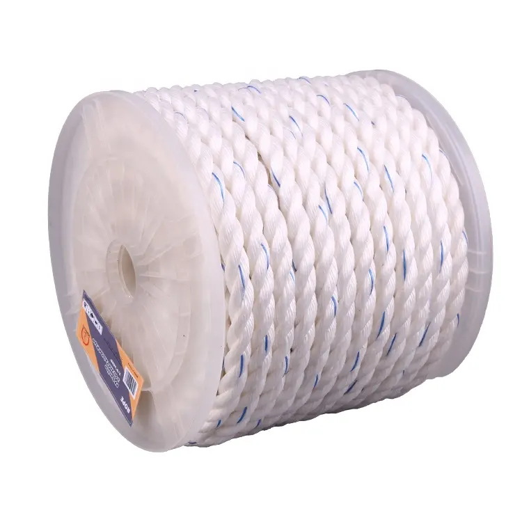 PP dây Polypropylene Dây Xoắn trắng xanh polysteel PP danline dây cho câu cá biển