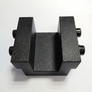 รางเลื่อนสำหรับฮาร์ดแวร์ประตูโรงนารางอลูมิเนียมสีดำ - Product Image 4