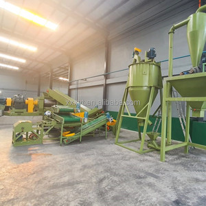 Chất thải lốp tái chế cao su bột máy với lốp cao su hạt bụi mài thiết bị và lốp sợi tách hệ thống - Product Image 1