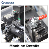 Machine entièrement automatique à double tête pour le sertissage, le torsion et l'étamage des fils, pour le traitement des faisceaux de câbles, commande servo CE