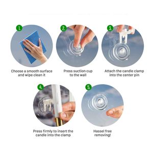 Clips de ventouses pour fenêtres pour pinces électriques, lumière <span class=keywords><strong>LED</strong></span> de <span class=keywords><strong>bougie</strong></span>, meilleur prix - Product Image 6