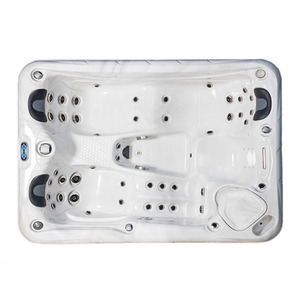 Venta directa de fábrica Whirlpool Masaje Spa Bañera de hidromasaje con panel de control inteligente Piscina de spa para 3-4 personas - Product Image 1