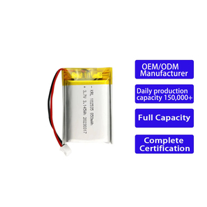 Bateria de Polímero de Lítio KRL OEM UN38.3 MSDS 102535 850mAh para Câmera Externa, Dash Cam e GPS com Descarga em Baixa Temperatura - Product Image 1