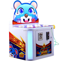 Machine de jeu d'arcade à monnayeur pour enfants, jeu de frappe au marteau et de récompense, jeu de frappe au marteau et de récompense avec grenouille