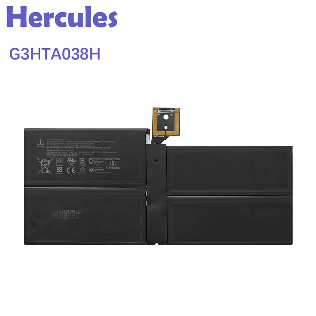 Genuine Laptop Battery 7.57V 45Wh G3HTA038H DYNM02 for Microsoft Surface Pro 5 Pro 6 1796 Series Rechargeable Li-ion Battery