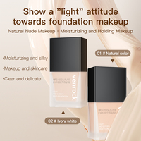 Fond de Teint Liquide Hydratant Longue Tenue Léger Unifiant Teint Nude Maquillage Naturel Nuances Ivoire Soin de la Peau OEM/ODM Marque Privée Personnalisée