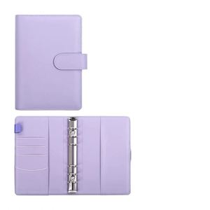 Libreta Personalizada con Logotipo, Tapa Dura de PU A5, Anillas, 100 Sobres para el Reto de Ahorro de Dinero, Cierre de Broche de Cuero - Product Image 4
