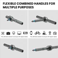 Jeu de Tournevis à Cliquet Magnétique de Précision 24 en 1, Kit d'Outils de Réparation Mini Polyvalent pour PC et Usage Domestique