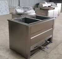 Friteuse à pression en acier inoxydable 304 de haute qualité / Équipement de cuisson pour moulin à farine à usage commercial, haute efficacité