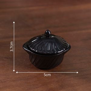 Weijin จานหม้อดินแบบจิ๋วบ้านตุ๊กตาอุปกรณ์ตกแต่ง DIY ขนาดเล็กภูมิทัศน์ขนาดเล็ก - Product Image 6