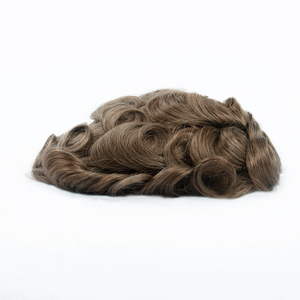 2026 YuanZhen Wholesale Swiss Lace Hair System PU Sides and Back Breathable Lightweight <b>Toupee</b> - Product Image 3
