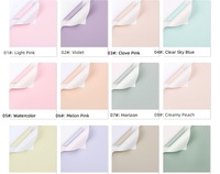Emballage imperméable pour fleurs, cadeau pour la fête des mères, emballage en plastique, pulpe vierge, revêtement en silicone double face, impression numérique