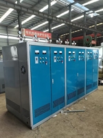 0.1-1.0t/jam Sirkulasi Alami Kontrol PLC Efisiensi Termal 98% Boiler Uap Listrik LDR Horizontal Industri Ringkas