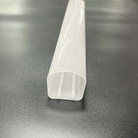 Diffuseur de lumière fluorescente blanc en polycarbonate de style asiatique moderne Bming Optical pour bande LED et lumière linéaire d'intérieur