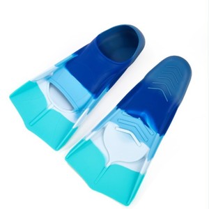 Palmes de natation en silicone courtes, antidérapantes, pour enfants et adultes, palmes de plongée freestyle, couleurs personnalisées - Product Image 3