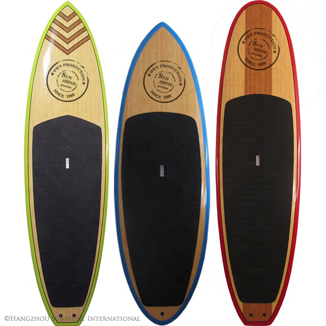 Tabla de Paddle surf de bambú, hermoso, venta al por mayor