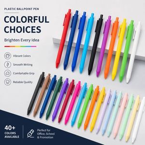 Stylo bille couleur Morandi à séchage rapide, personnalisable avec logo et couleur – Promotion directe usine - Product Image 2