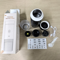 Mesin Kopi Espresso Otomatis Elektrik Baterai USB 3-in-1 Pembuat Kapsul Portabel untuk Penggunaan Luar Ruangan & di Mobil