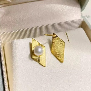 22650 DIY Pearl Accessories S925 <b>Silver</b> Ear <b>Studs</b> with Empty Support Fashionable Women's Earrings with 5-6mm Beads - Product Image 3