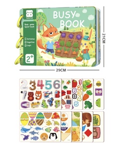 Autocollant réutilisable Montessori, jouet d'apprentissage pour animaux <span class=keywords><strong>de</strong></span> <span class=keywords><strong>la</strong></span> <span class=keywords><strong>ferme</strong></span>, livre sensoriel silencieux avec activités éducatives, 2025 - Product Image 6