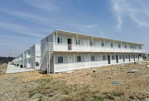 Casa Contenedor Prefabricada Rosa de 20 pies con Estructura de Acero Moderna para Cafeterías y Comercios en la Playa - Product Image 2