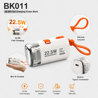 Batterie externe OEM 10000mAh haute capacité, charge rapide PD 22.5W, type-C, chargeur de téléphone portable portable