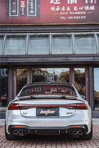 Nouveau kit carrosserie en fibre de carbone style BC pour Audi A7 Sportback, lèvre avant améliorée, jupes latérales, diffuseur, spoiler, feux antibrouillard 2017-2024 - Product Image 3