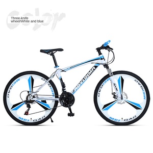 Fourche de suspension à verrouillage pour VTT en acier à haute teneur en carbone Aoyuama, frein à disque mécanique, pneu antidérapant de 26 pouces, roue intégrée - Product Image 2