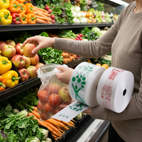 Sacs en plastique HDPE/LDPE pour produits, imprimés en gravure, avec logo, couleur et taille personnalisées, scellés à l'étoile, prix usine
