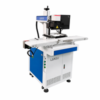 Marqueur laser à fibre CCD automatique pour l'acier inoxydable, l'aluminium, les composants électroniques et le marquage de codes-barres