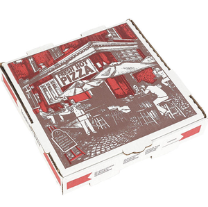 Boîte à pizza fabriquée en Chine, prix d'usine, avec logo personnalisé - Product Image 5