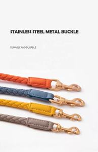 Correa de perro de lujo y collar de perro con piel sintética de alta calidad, correa de entrenamiento de perro, correa de perro artesanal y collar de perro - Product Image 5