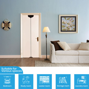 Puerta de Madera Sólida Victoriana Moderna B1065 con Aislamiento Acústico para Sala de Estar, Apartamento, Entrada, Baño, Aseo - Product Image 5