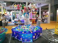 Machine de pêche interactive pour enfants, à usage extérieur, orientée vers l'exportation, composants métalliques, pour les 3 ans et plus
