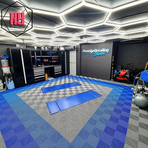 健身房理发店办公室汽车美容洗车站新型六角形发光二极管灯 - Product Image 2