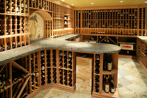 Đứng Miễn Phí Giá Rượu Treo Tường Hiển Thị Kệ Rượu Vang Bàn Kệ Thiết Kế Gỗ Rượu Vang Hầm Lưu Trữ Sang Trọng - Product Image 5