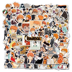 50 Pezzi Adesivi Impermeabili Anime Graffiti a Tema Hayao Miyazaki Hunter X, Pacchetto di Decalcomanie per iPad, Bagagli e Decorazioni Quotidiane - Product Image 3