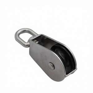 Poulie simple en forme de poire en nylon, acier inoxydable marin, chariot de levage de câble, état neuf, poulie pour filet de pêche pour bateaux - Product Image 5