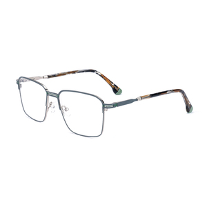 Gafas cuadradas Retro de luz plana para hombre, gafas graduadas, monturas ópticas, lentes delgadas, monturas de cristal para ojo para hombre - Product Image 3