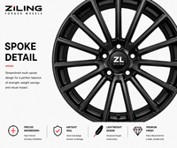 Rines ZL Ligeros de Aleación de Aluminio Forjado para BYD Seal, Han, Dolphin, Qin, de 17 y 20 Pulgadas, Multirradio, Monobloque, Personalizados