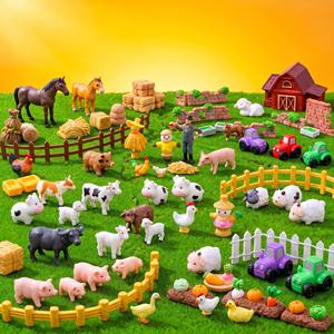 Mini Lámpara 3D de Resina con Figuras de Vaca, Toro y Ternero Escoceses, Modelo Realista de Animales de Granja, Juguete Educativo para Niños, Regalo, Venta al por Mayor - Product Image 6