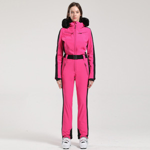 Wholesale Breathable Windproof Ski Clothing Fashion Snowboarding Suit Adult One <strong>Piece</strong> <strong>Women's</strong> <strong>Snowsuit</strong>