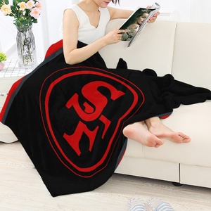 سان فرانسيسكو 49ers بطانية قلب لينة رمي بطانية خفيفة الوزن بطانية صوف الفانيلا للأريكة - Product Image 4