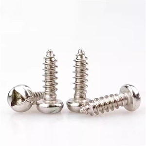 Vis autotaraudeuse de sécurité anti-effraction à tête cylindrique triangulaire en acier inoxydable M3 x 6 mm, 10 mm, 25 mm avec colonne - Product Image 1