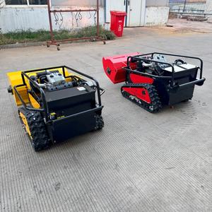 Tondeuse à gazon robotisée à chenilles télécommandée, mini <span class=keywords><strong>robot</strong></span> tondeuse à fléaux, tondeuse à fléaux télécommandée, vente chaude - Product Image 3