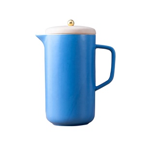 Itop — grande carafe à café en céramique, bouilloire, théière en <span class=keywords><strong>porcelaine</strong></span>, en céramique, avec passoire, 44oz - Product Image 1
