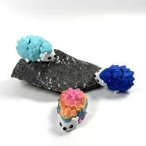 Modèle de jouet pour enfants unisexe imprimé en 3D, hérisson créatif articulé, décoration mobile, animalier tendance en PLA, pour les 7-12 mois - Product Image 2