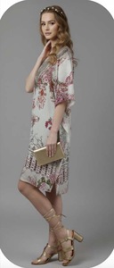 Robe longue africaine Dashiki pour femme, légère, respirante, coupe décontractée, tunique, poncho, kimono, finition soyeuse, style bohème, pour les vacances à la plage - Product Image 4