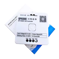 Contrôleur LED intelligent 5V 12V 24V pour bande LED adressable SPI RGBW Sk6812 Ucs2904 WS2814, 450 pixels, SP639E, pour projets DIY