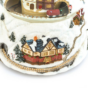 Quả cầu tuyết giáng sinh Quả cầu nước giáng sinh quả cầu pha lê Quả cầu tuyết với người tuyết quay - Product Image 6